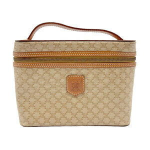 Celine handbag brown Macadam coated canvas